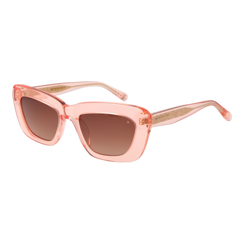 Lunettes de soleil Scotch & Soda en acétate rose
