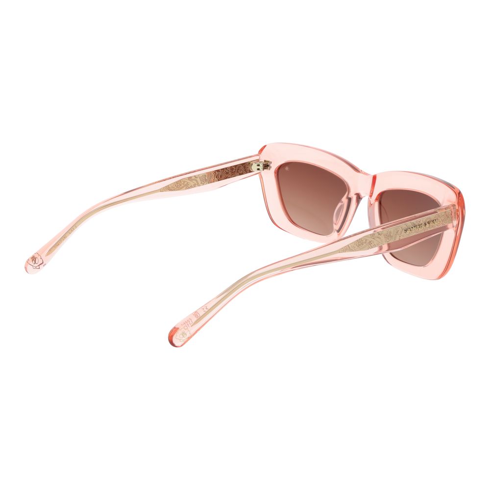 Lunettes de soleil Scotch & Soda en acétate rose