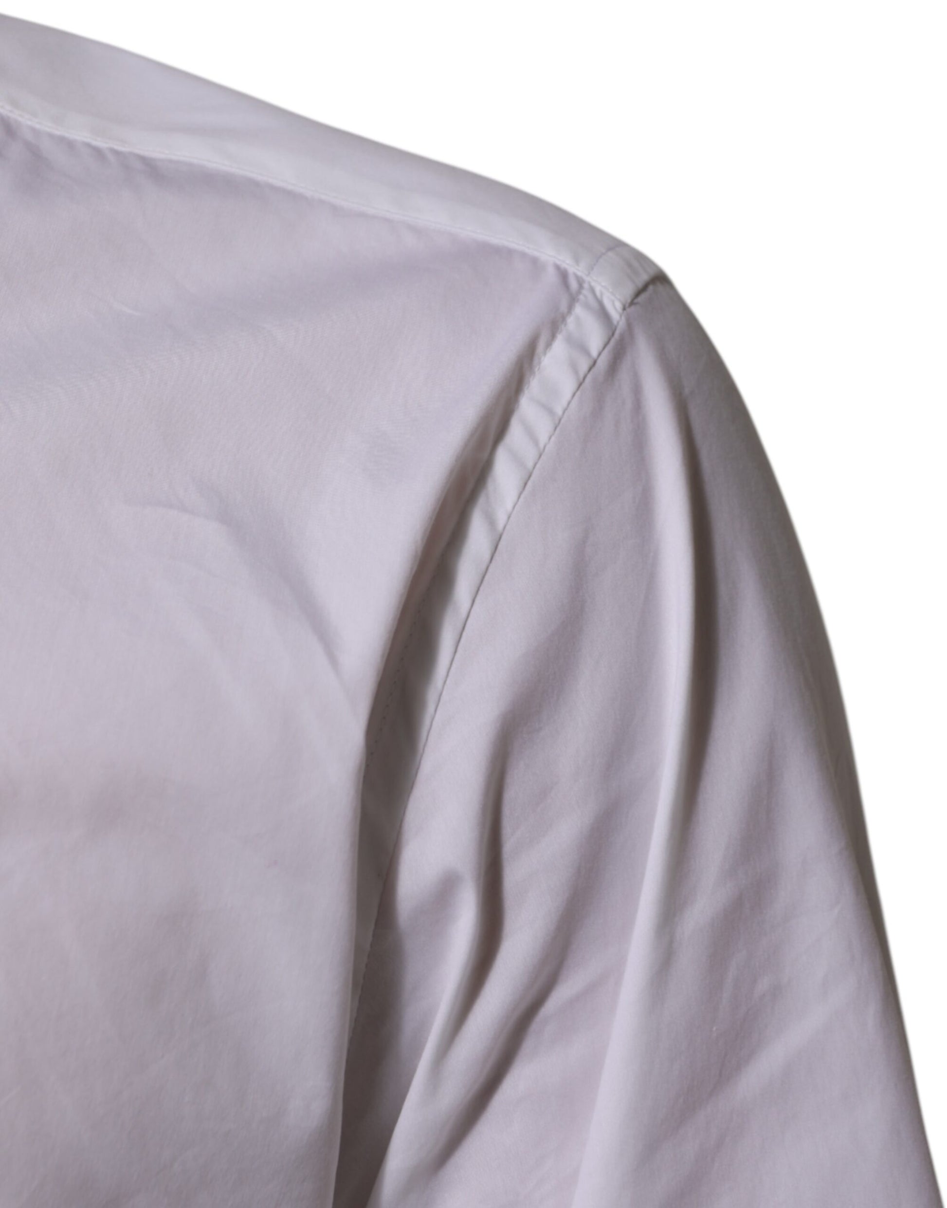 Dolce & Gabbana White Cotton MARTINI Formal Men Dress Shirt