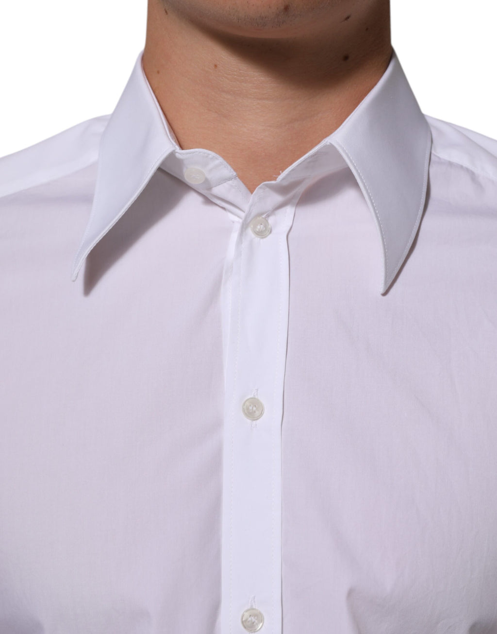 Chemise habillée homme Dolce & Gabbana en coton blanc MARTINI