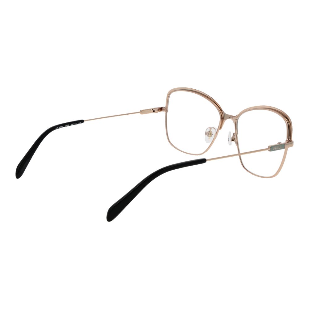 Lunettes (monture) en métal noir Emilio Pucci