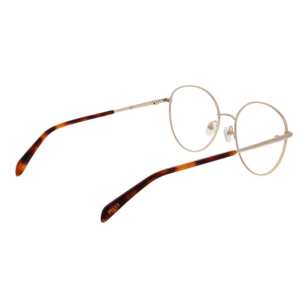Lunettes (Monture) en métal doré Emilio Pucci