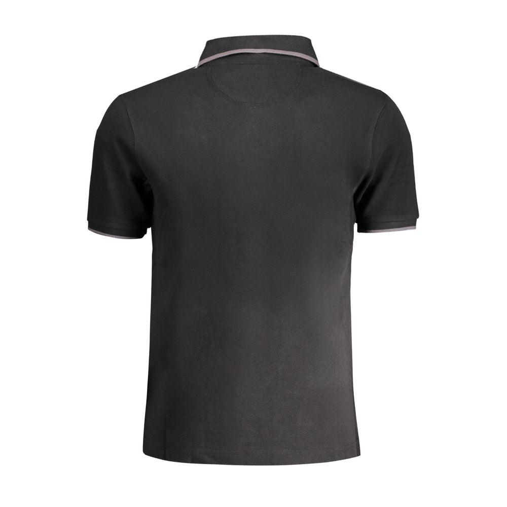 Polo La Martina en coton noir pour homme