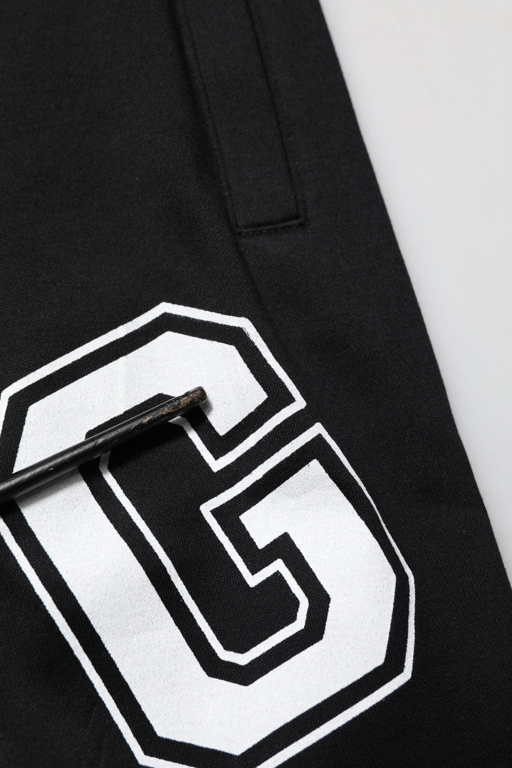 Short Bermuda décontracté en coton avec logo noir Dolce & Gabbana
