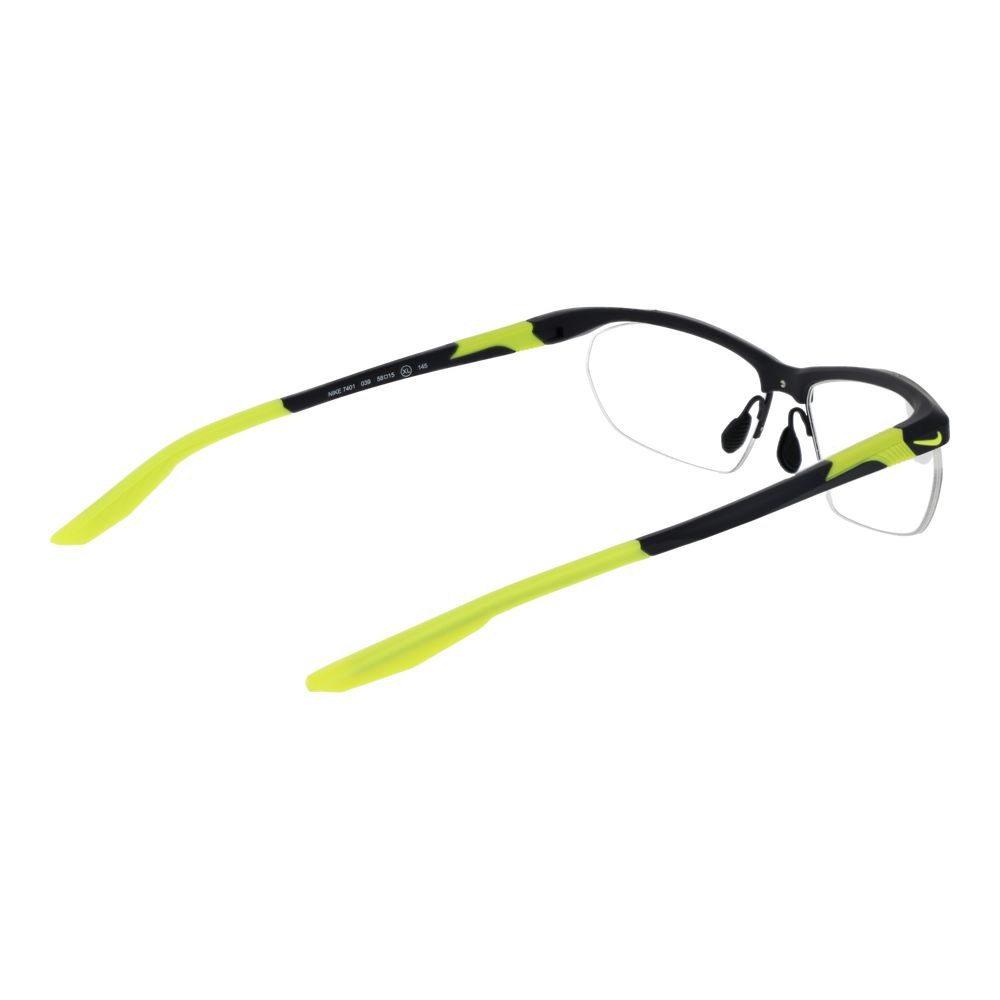 Lunettes (monture) Nike grises en acier inoxydable