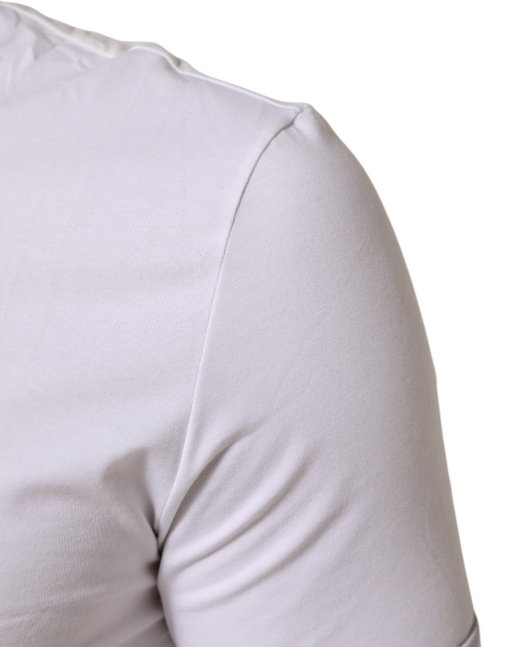 T-shirt de corps à col rond pour homme en coton blanc Dolce & Gabbana