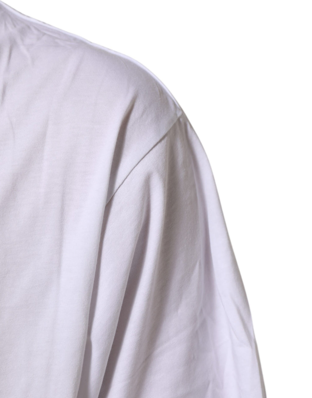 T-shirt Dolce & Gabbana en coton blanc à col rond et imprimé graphique