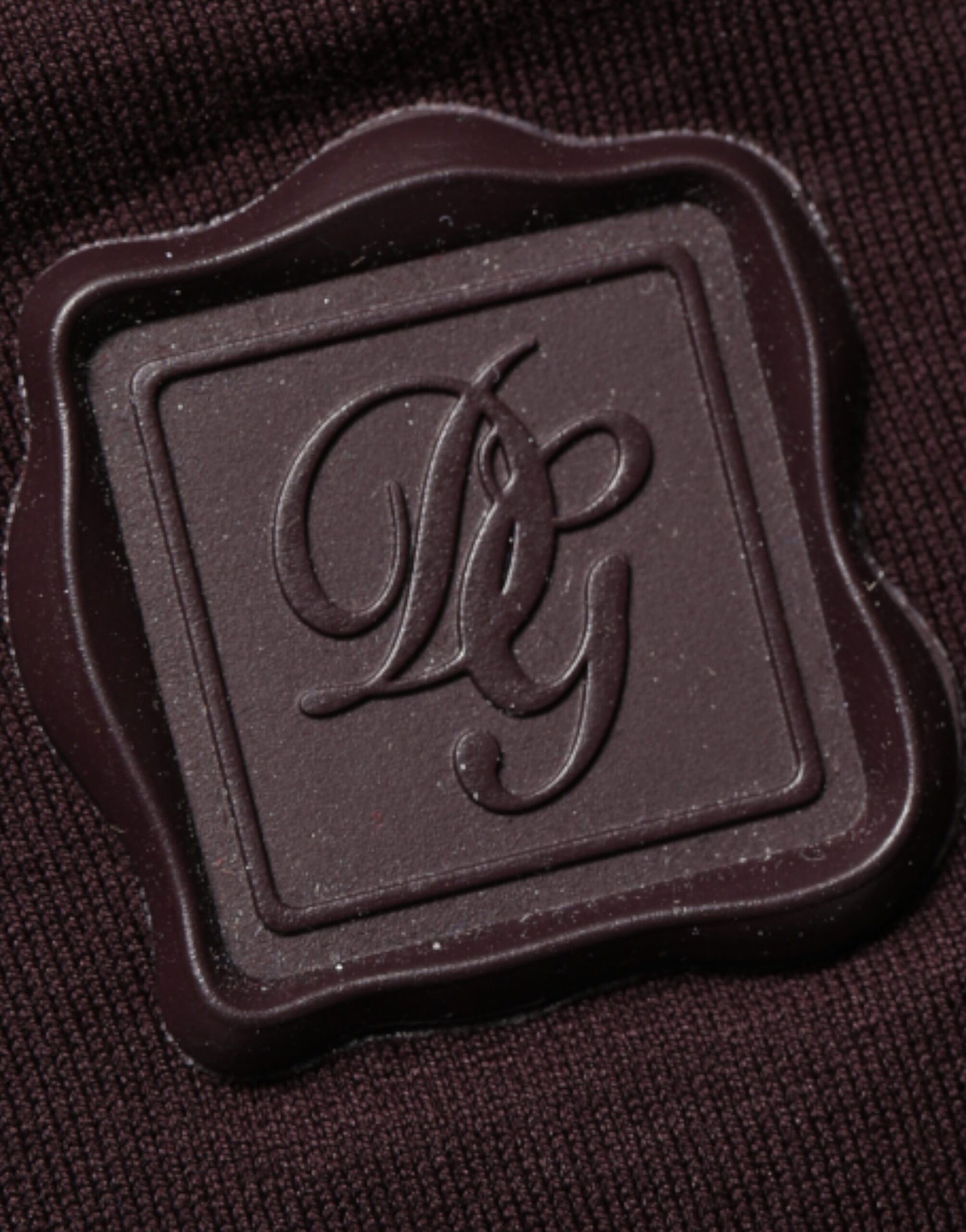 Dolce & Gabbana Brown Logo Plaque Cotton Crew Neck T-shirt