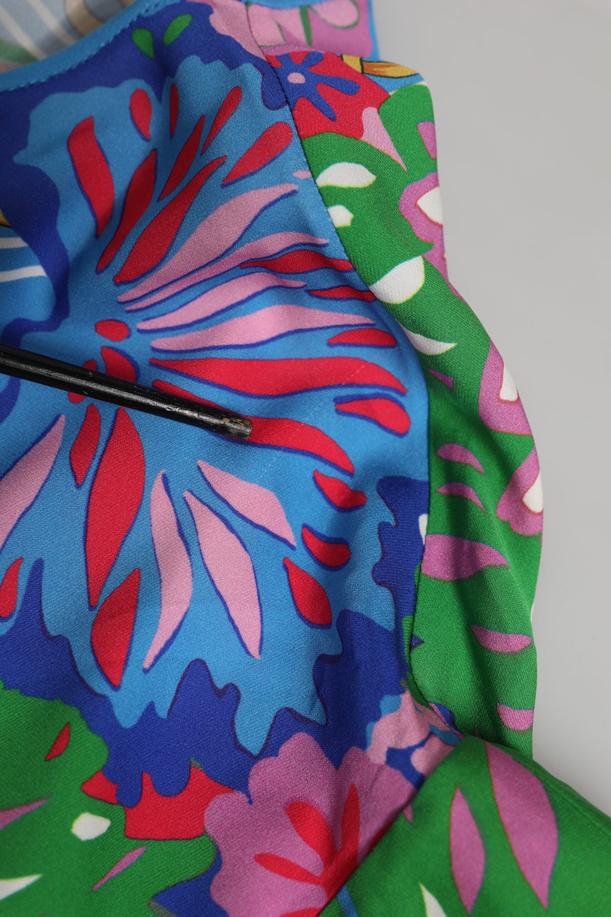 Dolce & Gabbana Multicolor Floral Printed Tunic Blouse Top