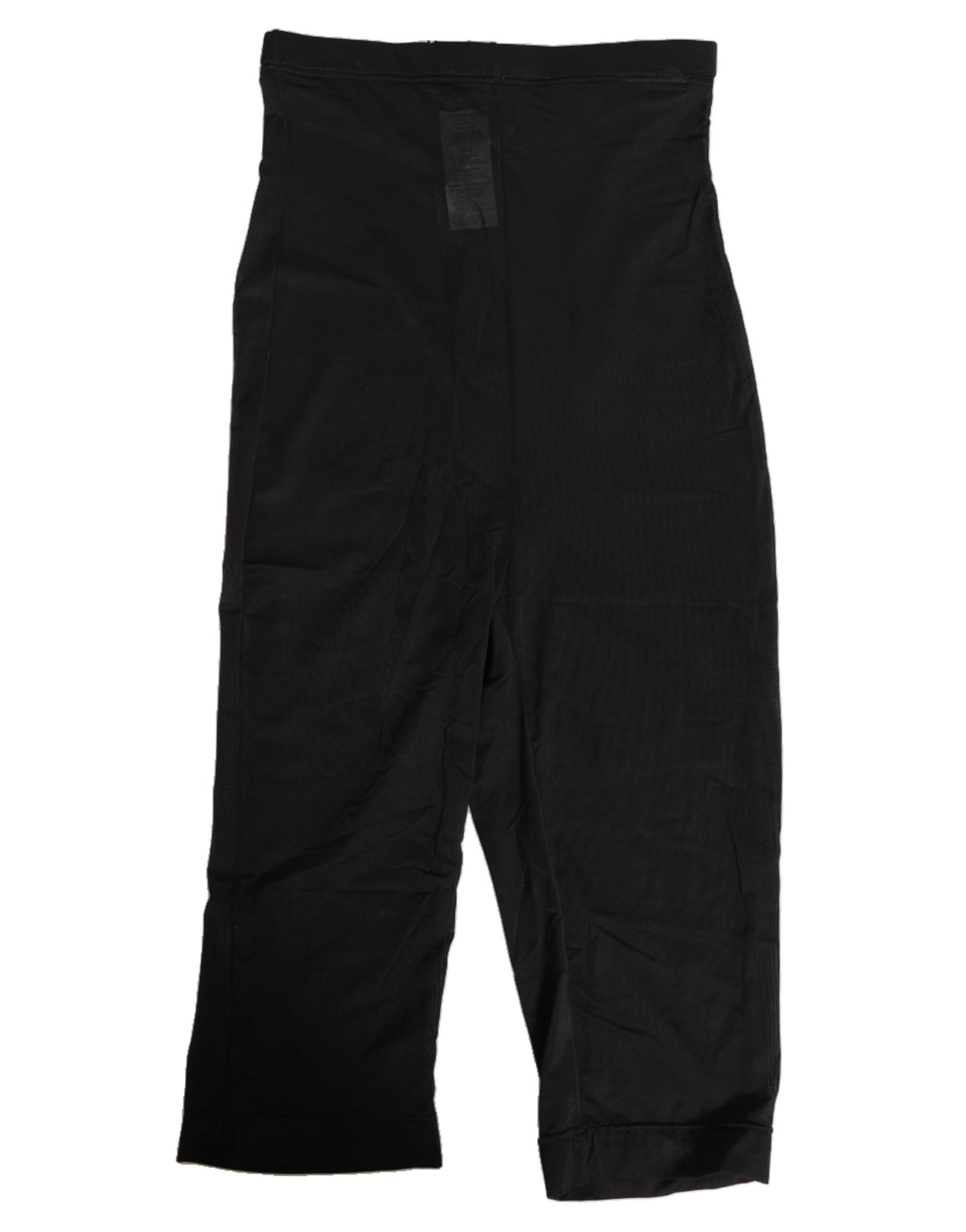Sous-vêtement pantalon midi moulant taille haute noir Dolce & Gabbana