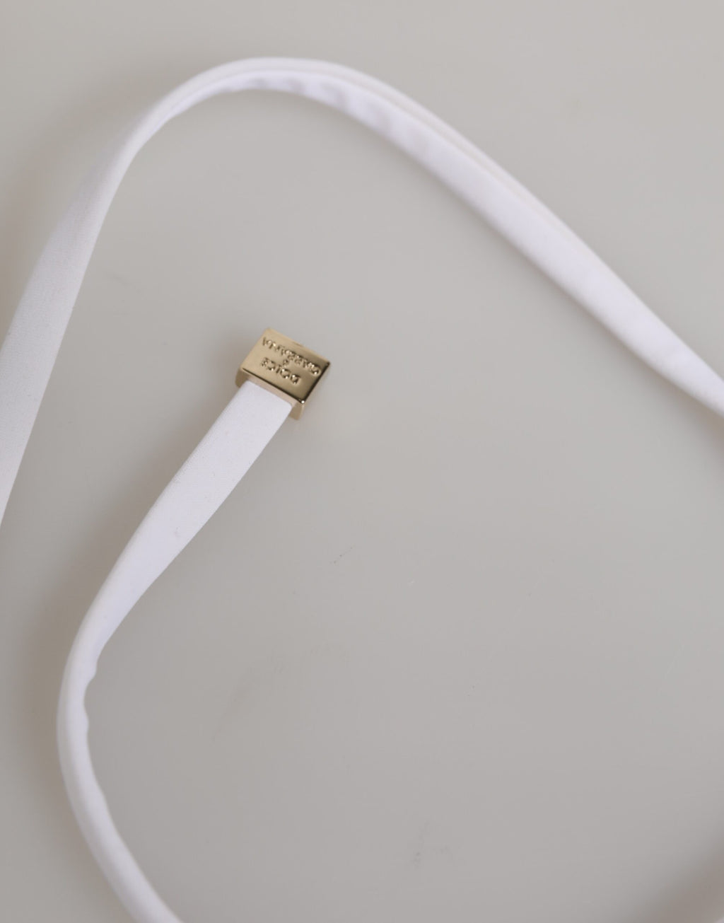 Maillot de bain Dolce & Gabbana blanc logo 2 pièces haut bas