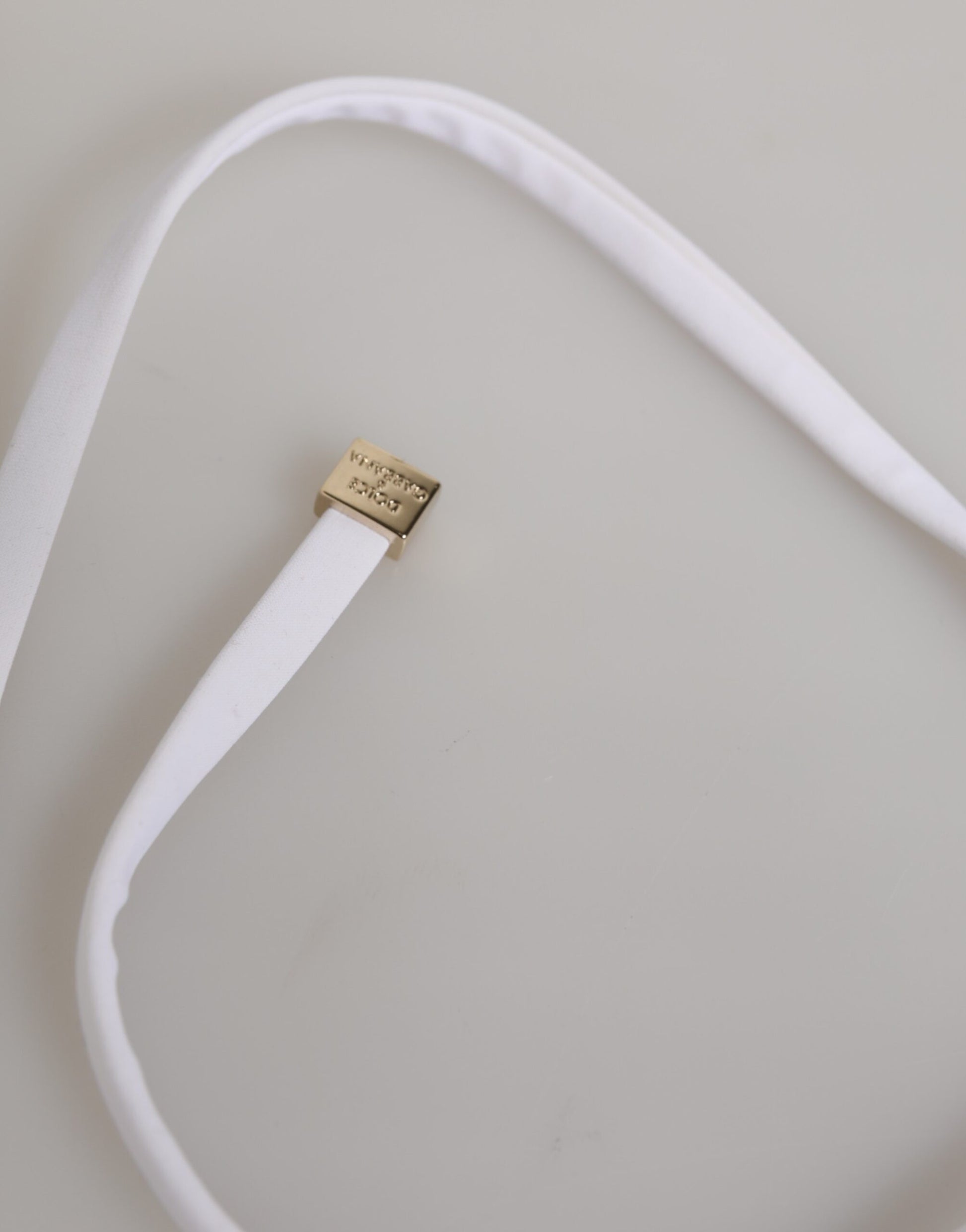 Maillot de bain Dolce & Gabbana blanc logo 2 pièces haut bas
