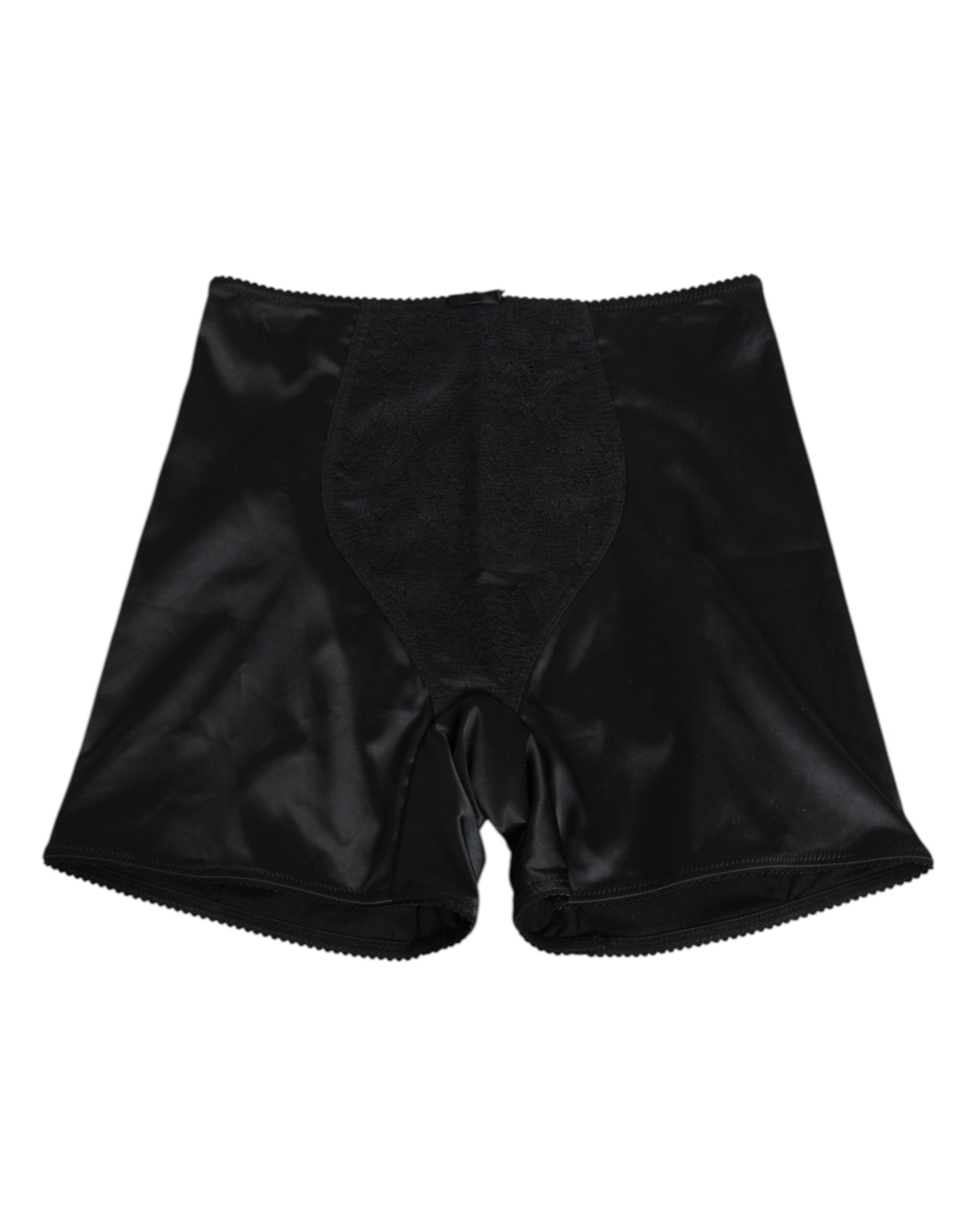 Dolce & Gabbana Sous-vêtement cycliste femme en soie stretch noire