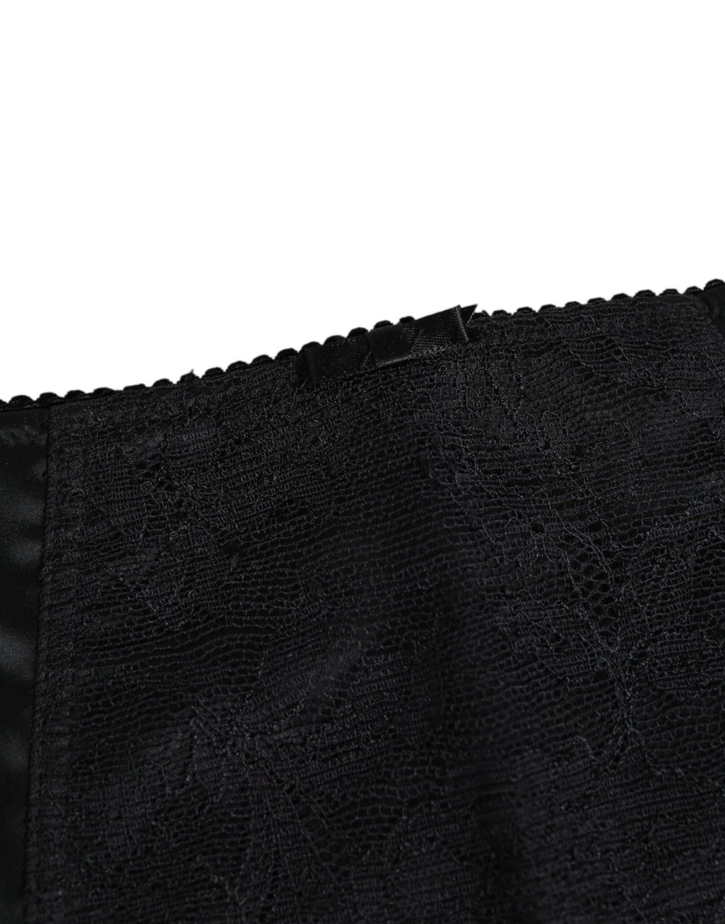 Dolce & Gabbana Sous-vêtement cycliste femme en soie stretch noire
