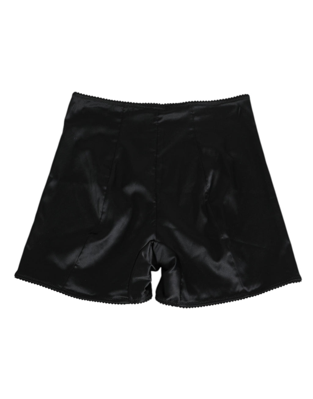 Dolce & Gabbana Sous-vêtement cycliste femme en soie stretch noire
