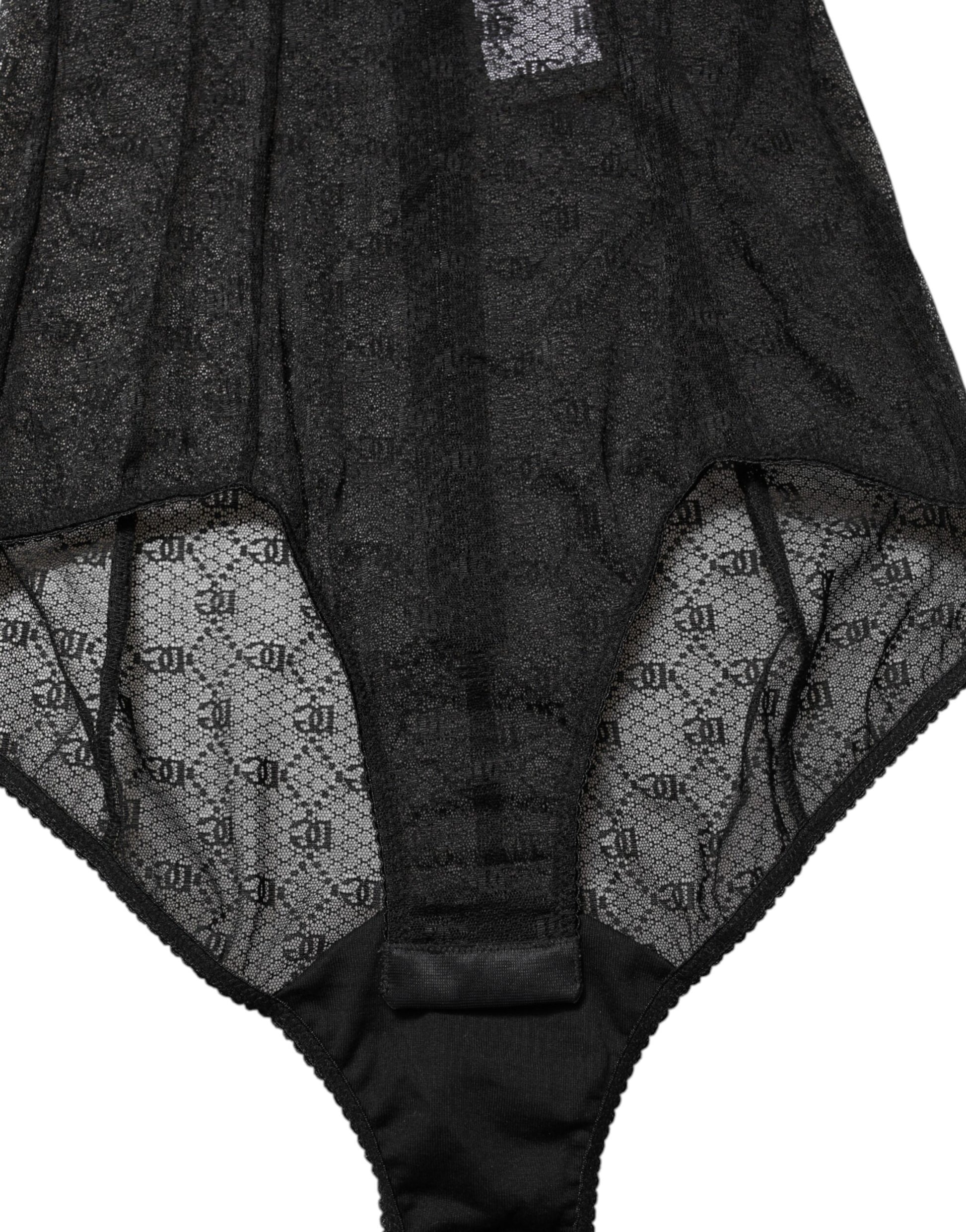 Dolce & Gabbana Body Lingerie Sous-vêtements en Nylon Stretch Noir