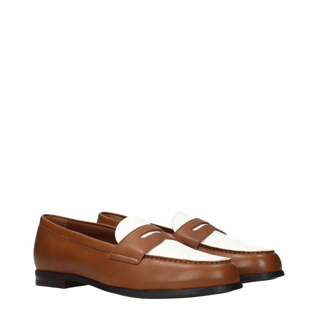 Church's Brown Leather Slip-On Loafers