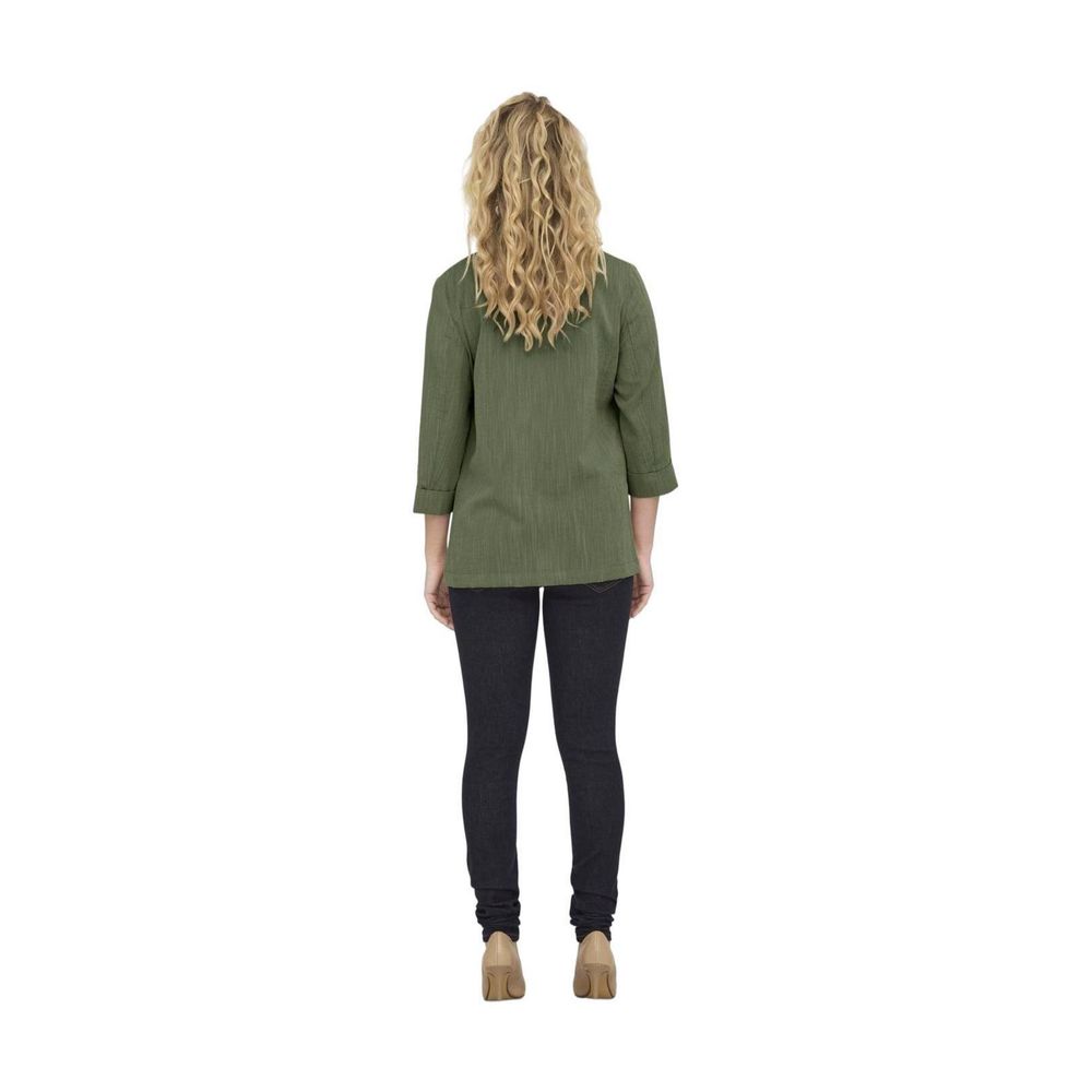 Veste en viscose verte seulement