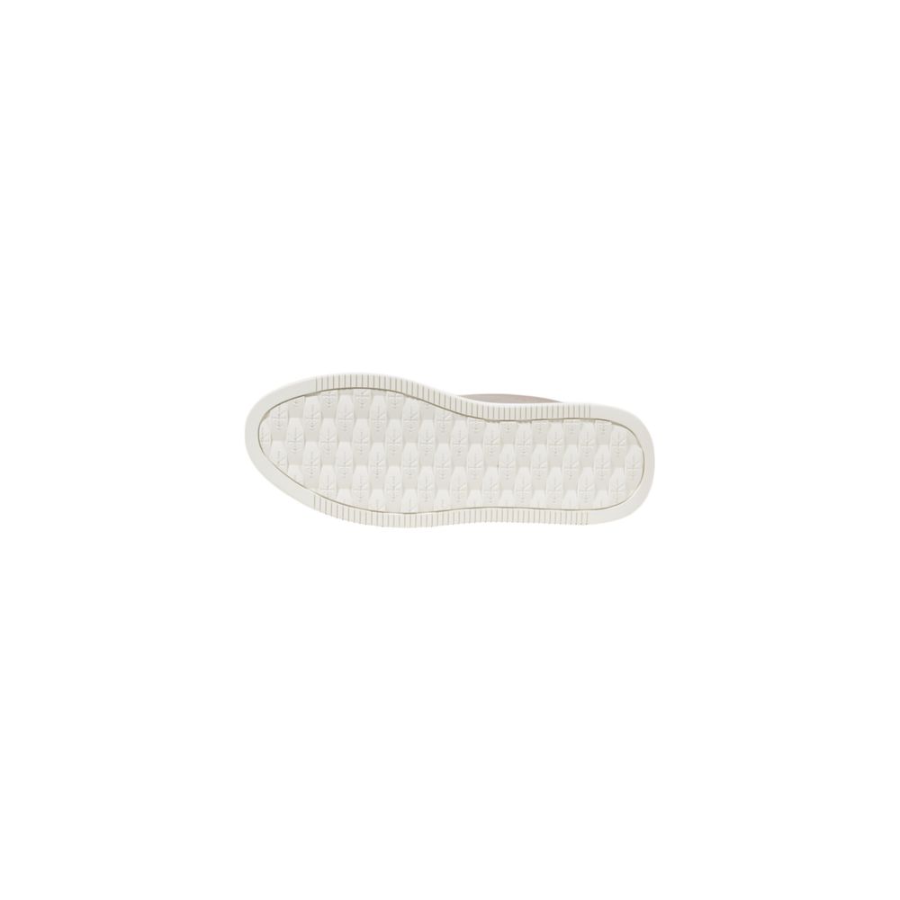 Baskets plateforme Calvin Klein Jeans beiges en coton recyclé