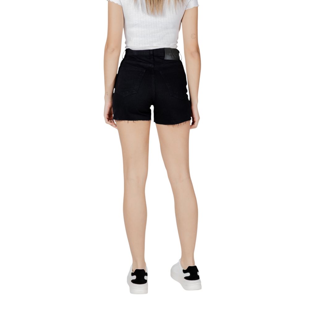 Shorts en coton noir Calvin Klein Jeans