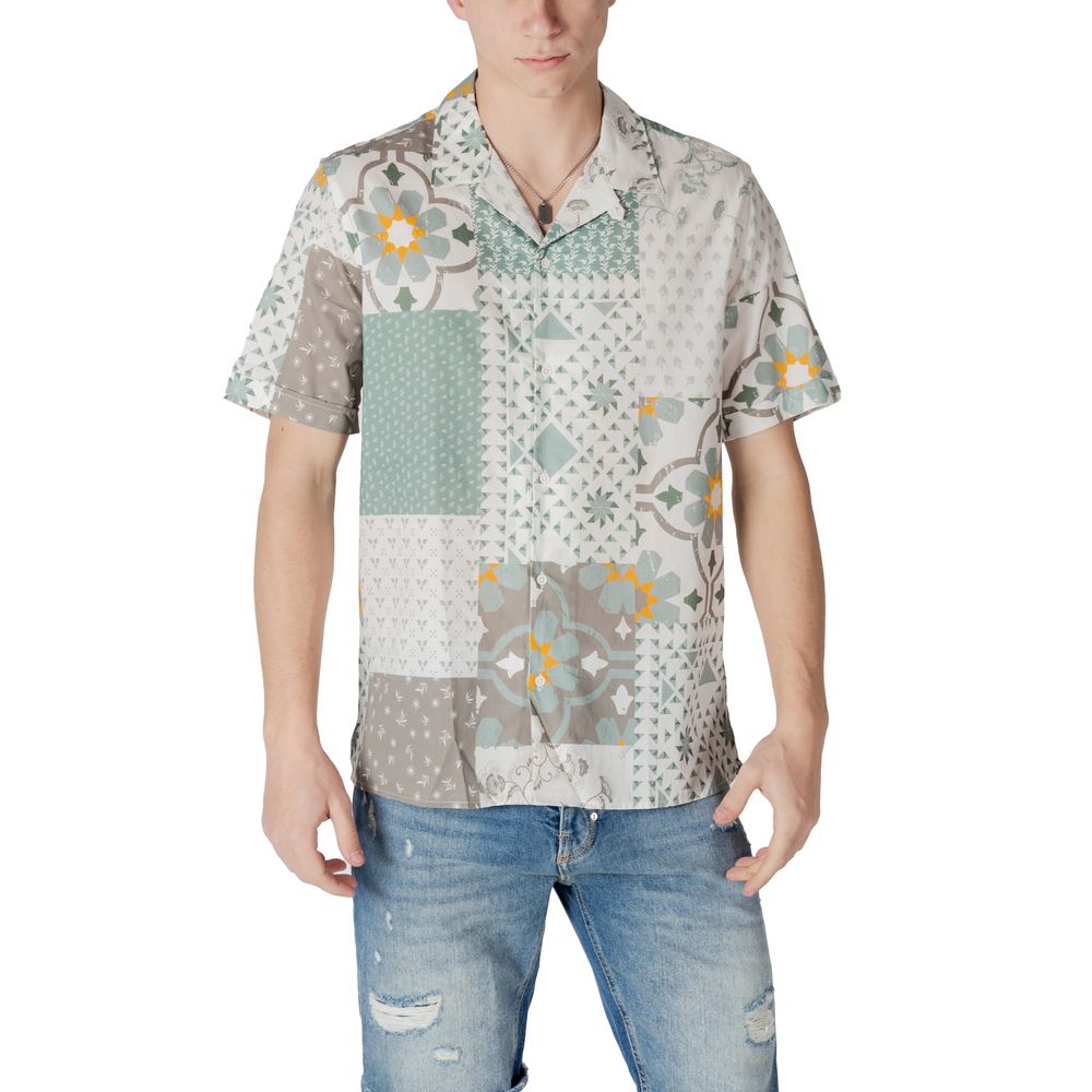Chemise Antony Morato Bicolore Manches Courtes en Viscose