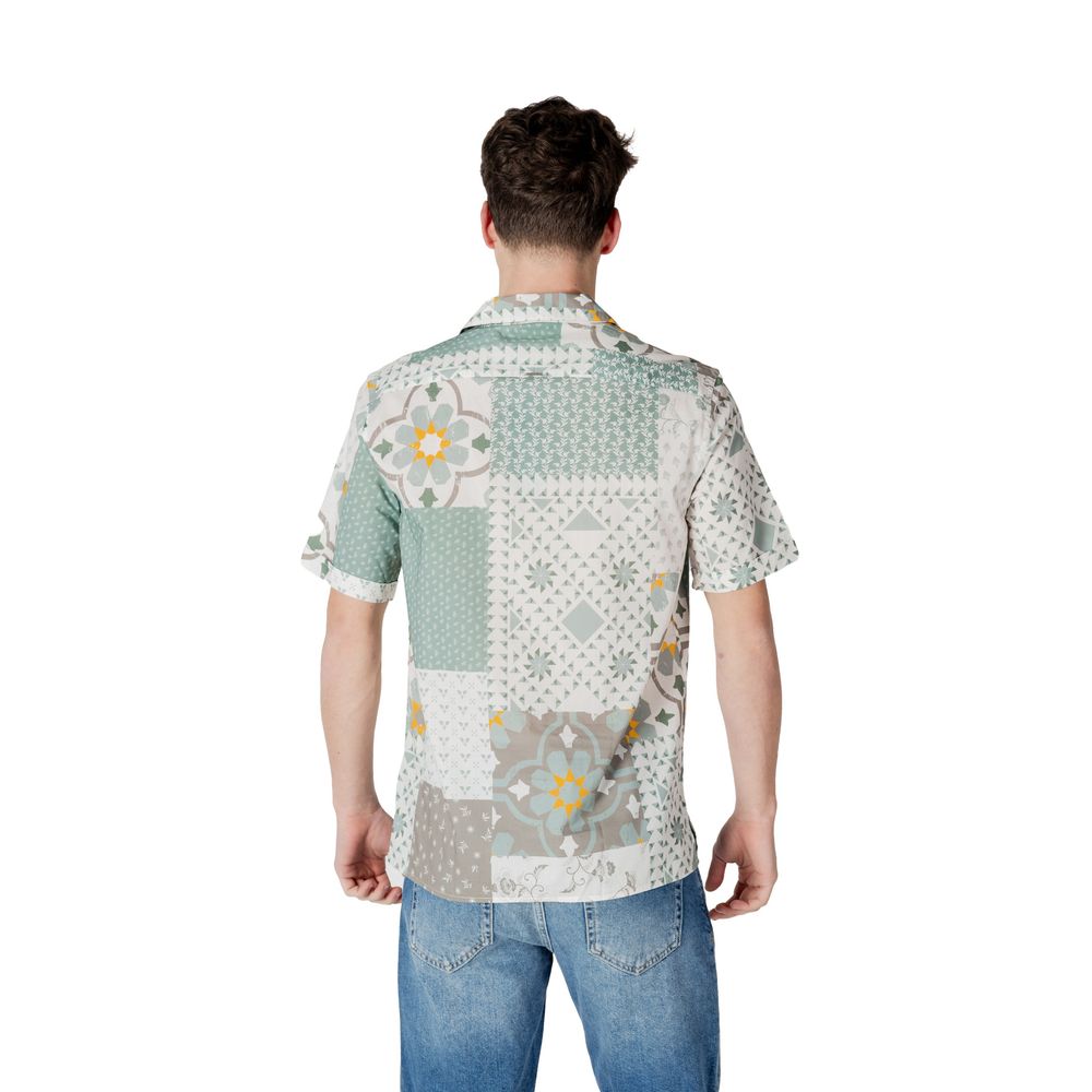 Chemise Antony Morato Bicolore Manches Courtes en Viscose