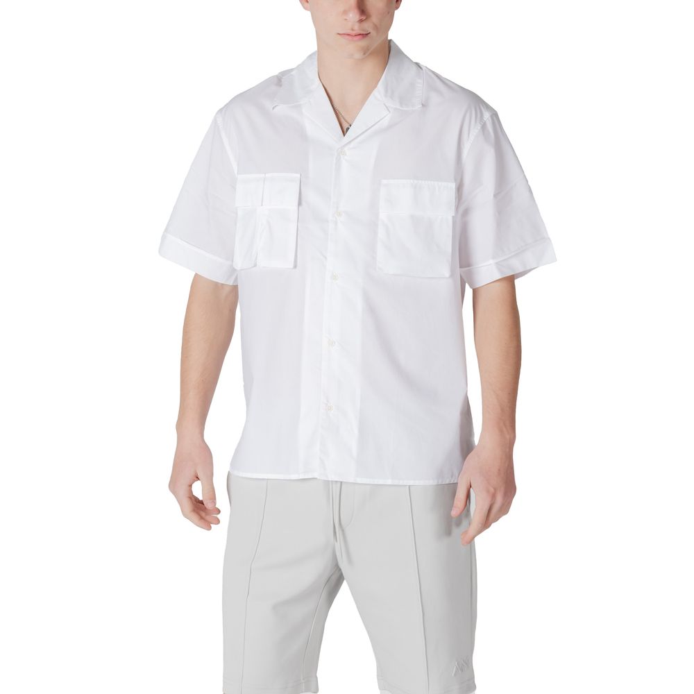 Chemise Blanche Manches Courtes en Lyocell Antony Morato