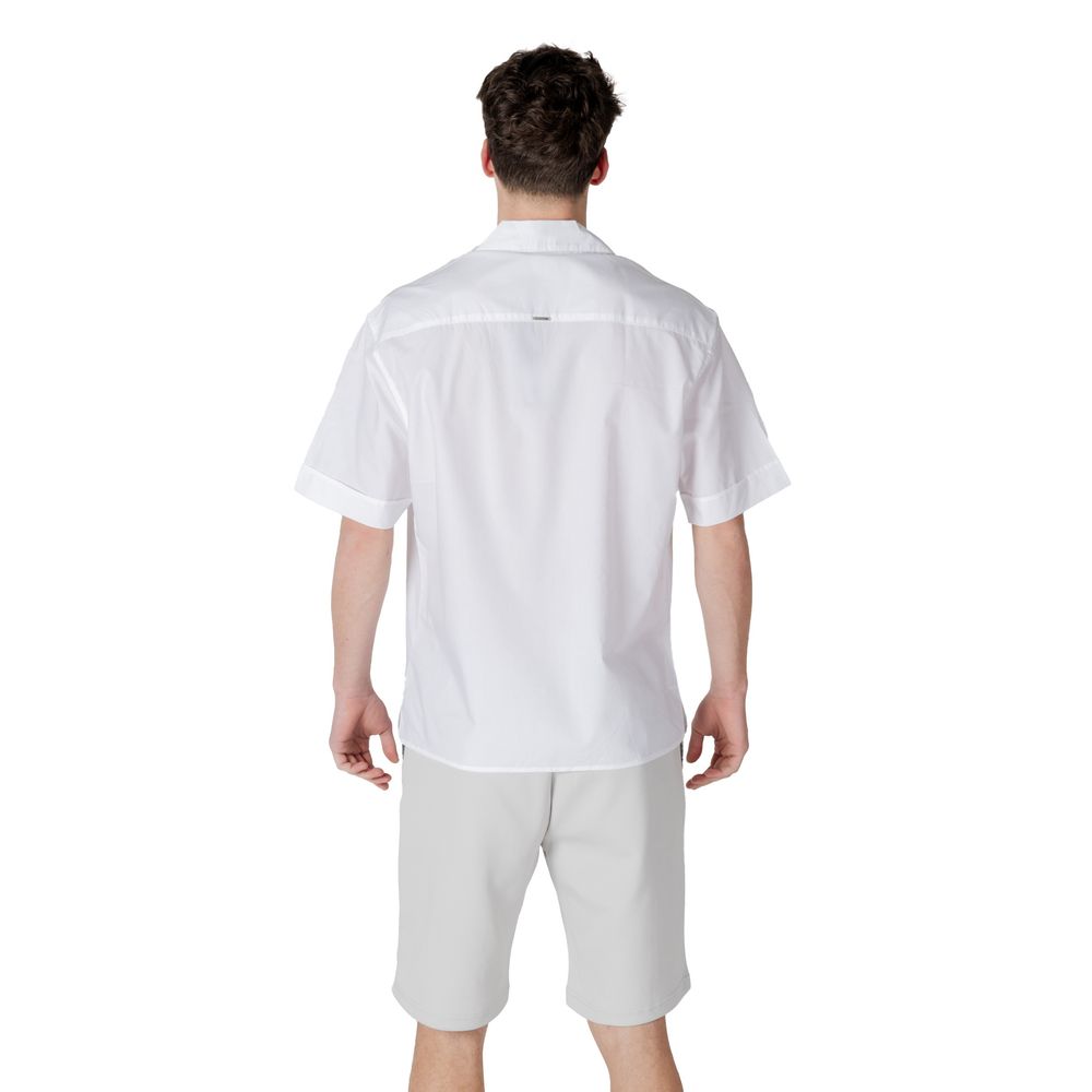 Chemise Blanche Manches Courtes en Lyocell Antony Morato