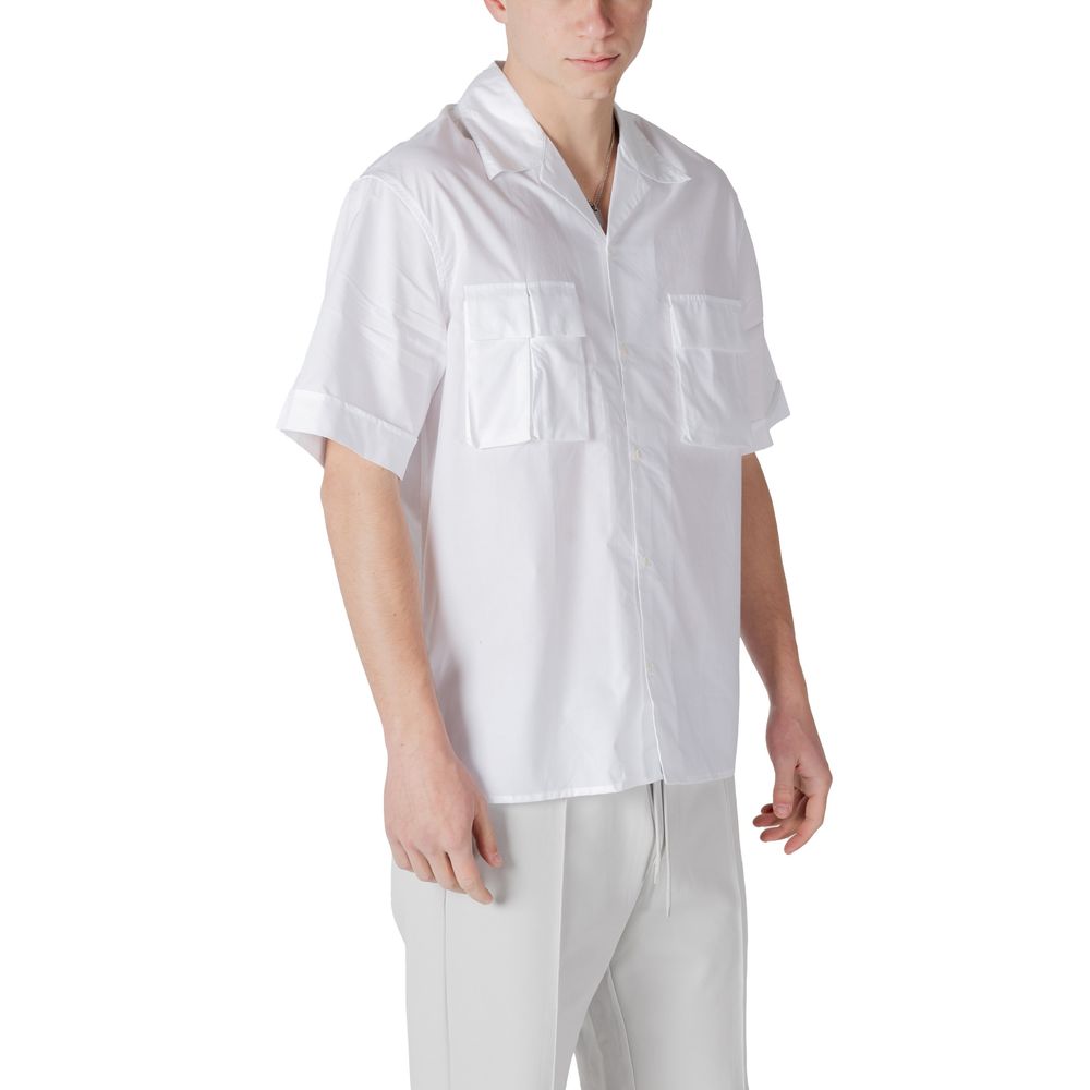 Chemise Blanche Manches Courtes en Lyocell Antony Morato