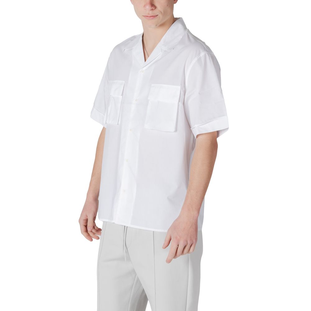 Chemise Blanche Manches Courtes en Lyocell Antony Morato