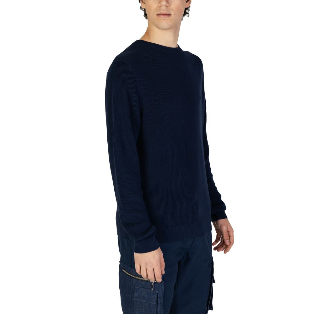 Antony Morato Sweat-shirt bleu en coton
