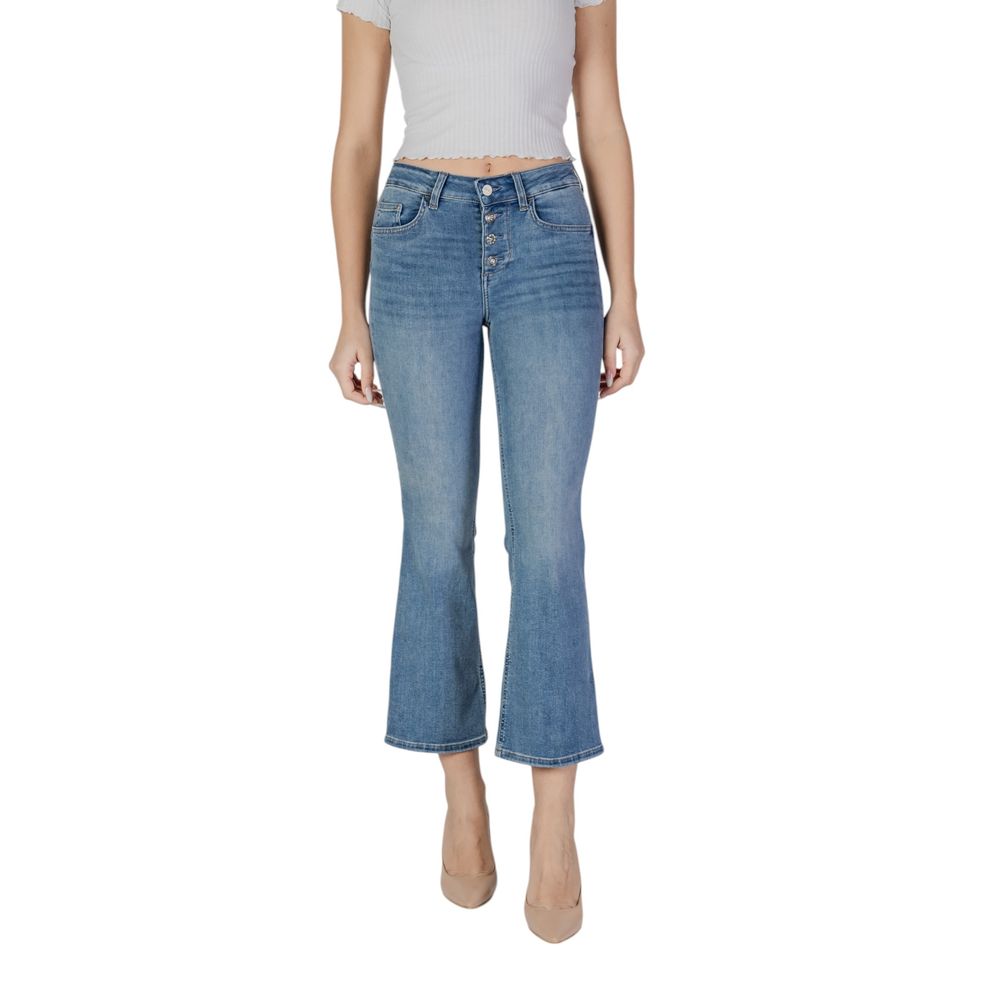 Jean bootcut en coton bleu Liu Jo