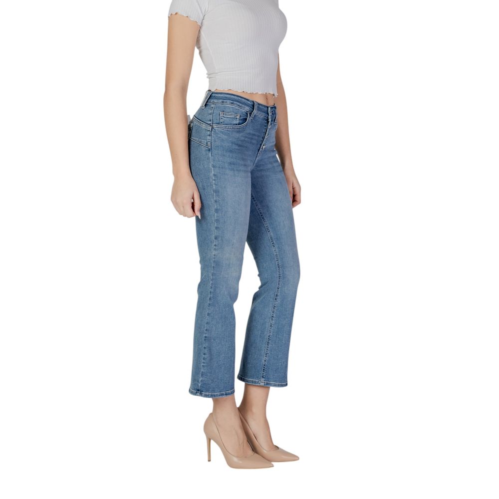 Jean bootcut en coton bleu Liu Jo