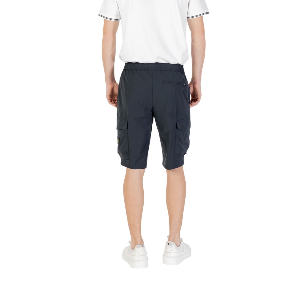 Shorts bermuda Hugo Boss en polyester bleu