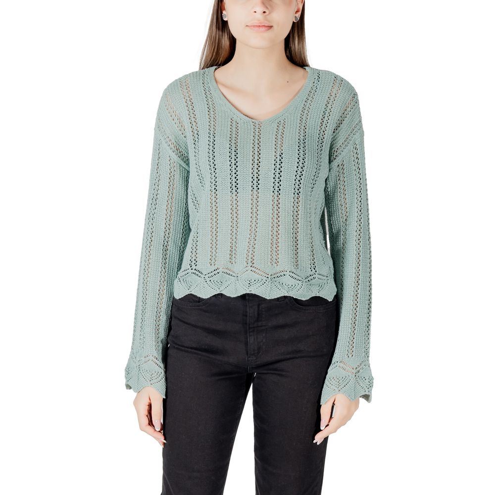 Only Turquoise Recycled Cotton Sweatshirt