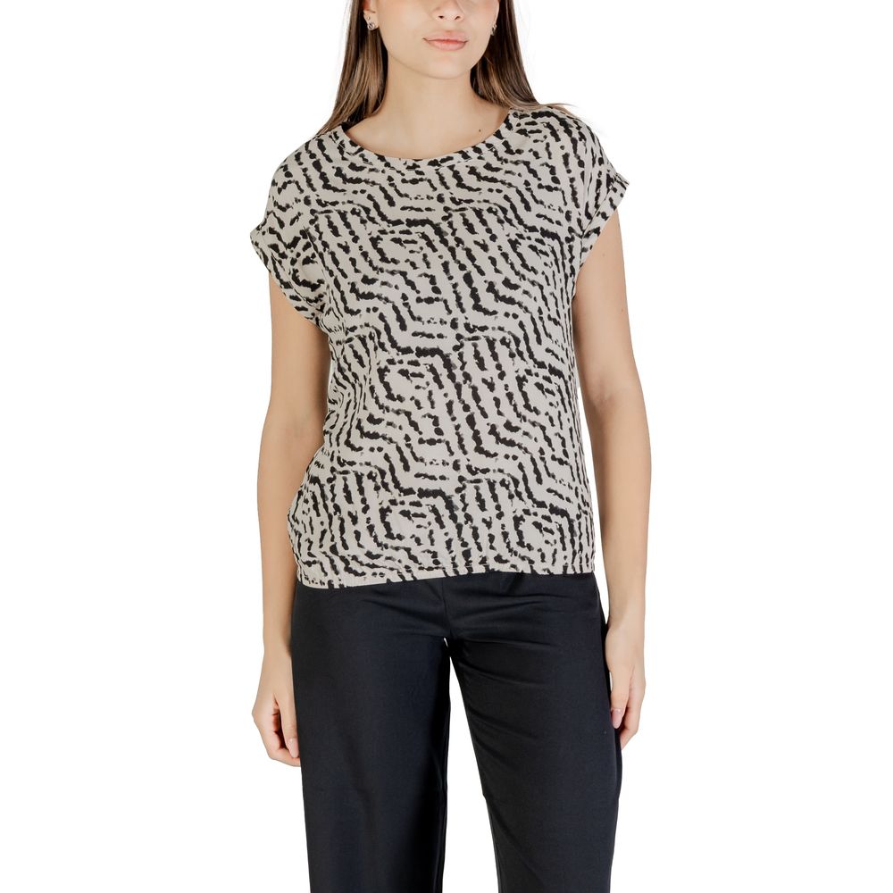 Chemisier Street One en viscose beige