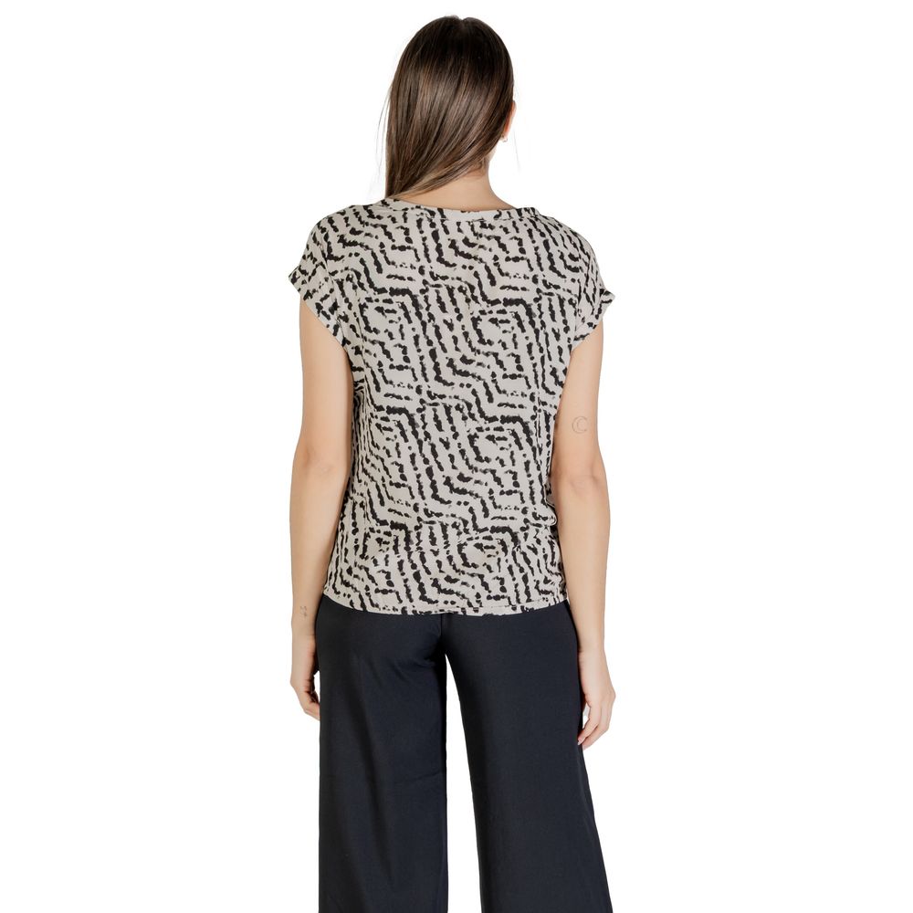 Chemisier Street One en viscose beige
