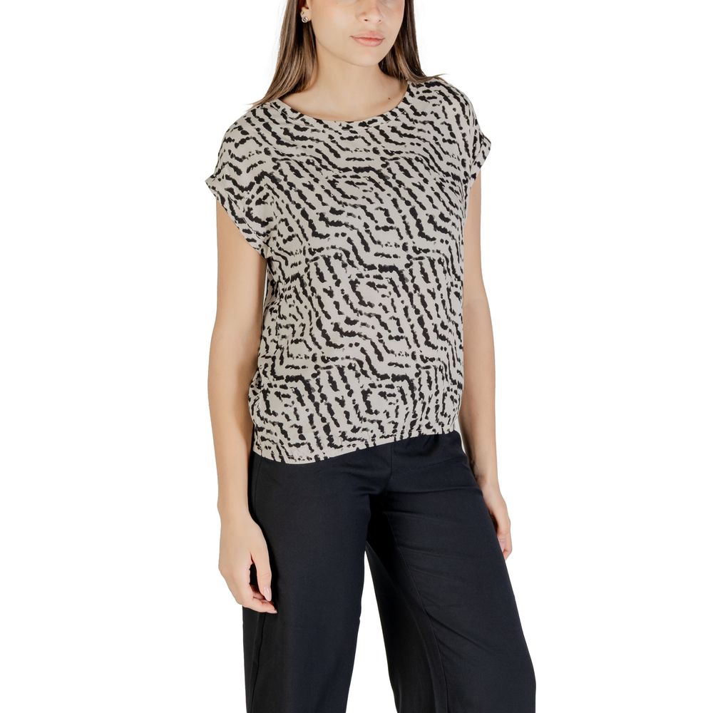 Chemisier Street One en viscose beige