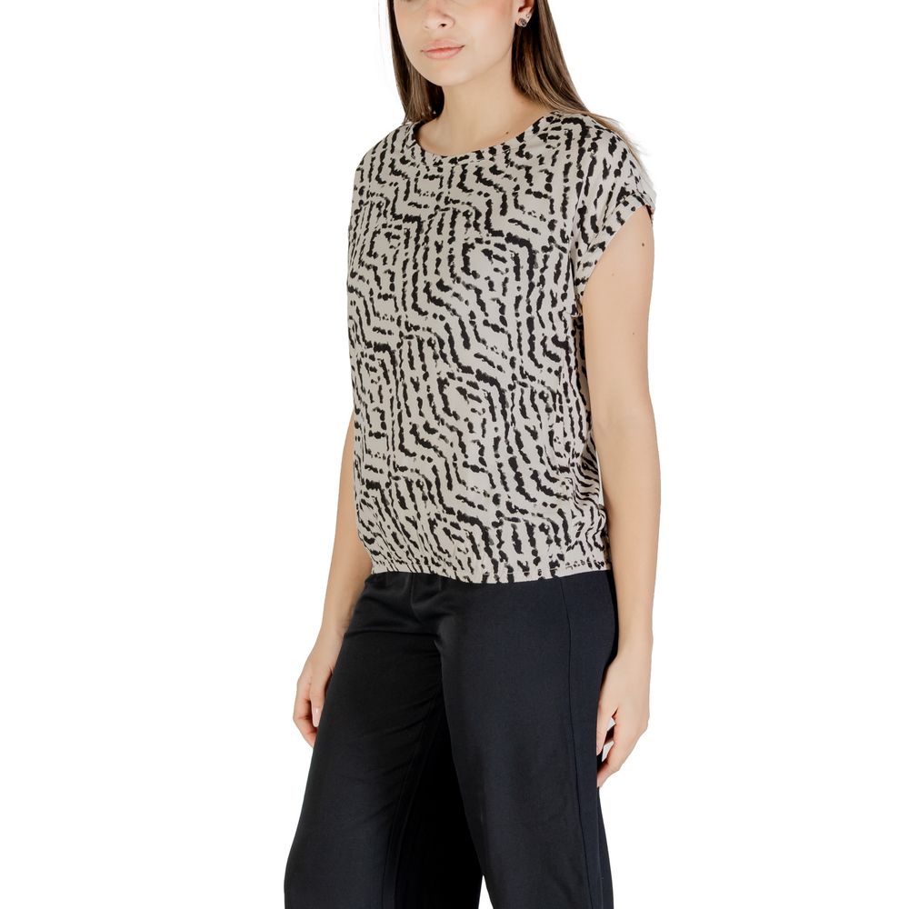 Chemisier Street One en viscose beige