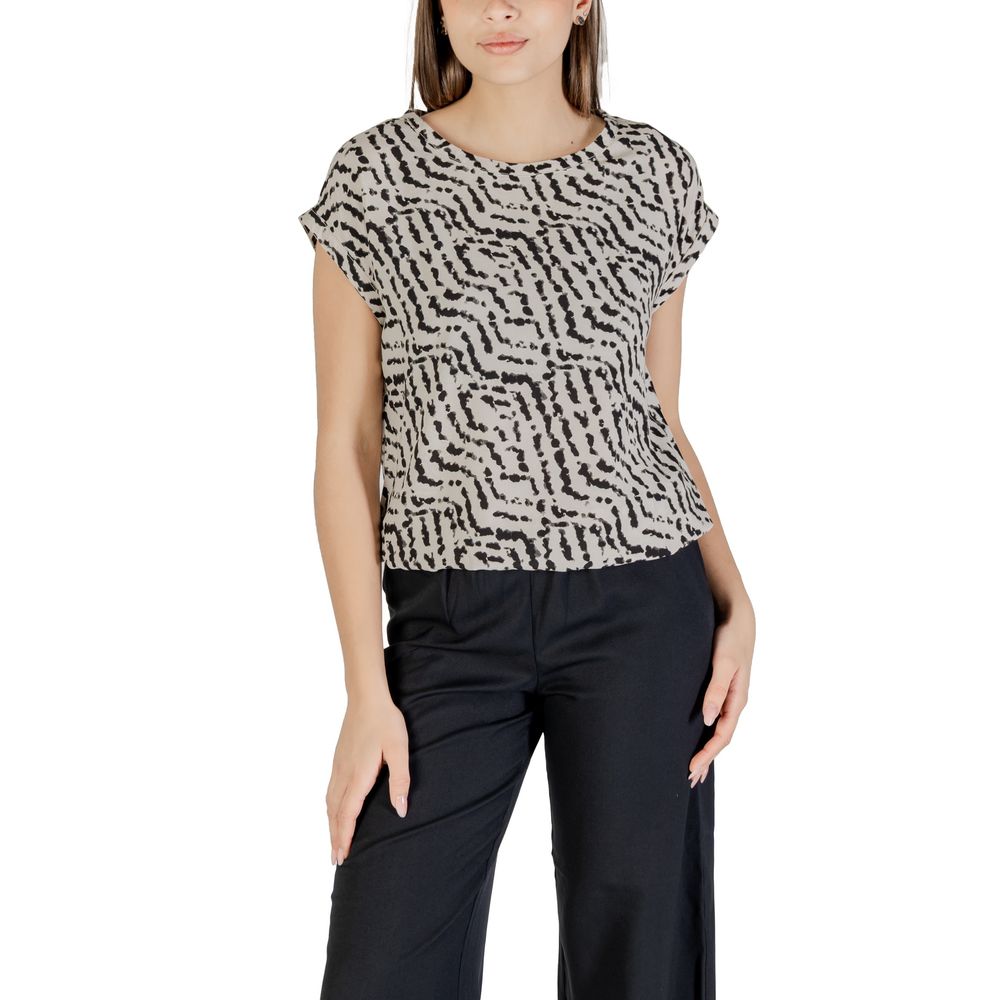 Chemisier Street One en viscose beige