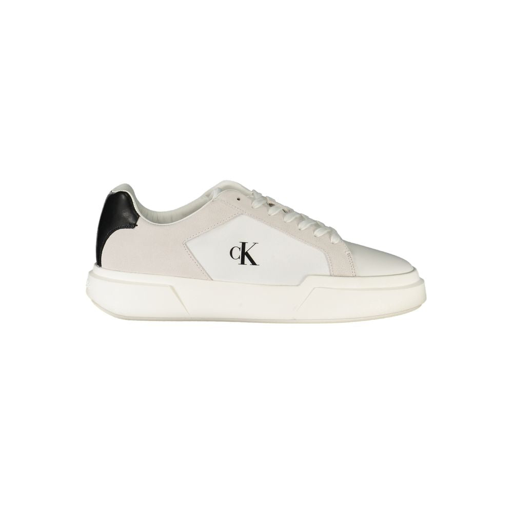 Calvin Klein Baskets en cuir Bianco pour homme