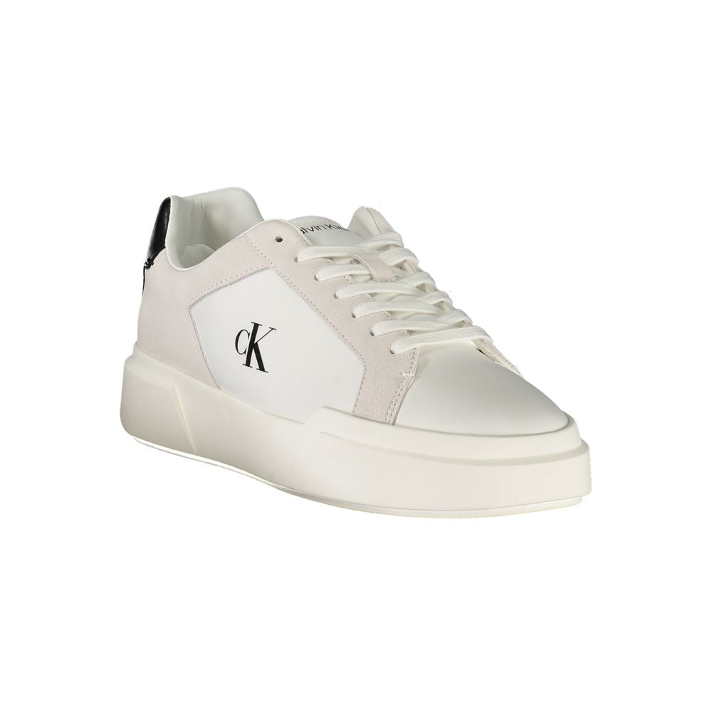 Calvin Klein Baskets en cuir Bianco pour homme