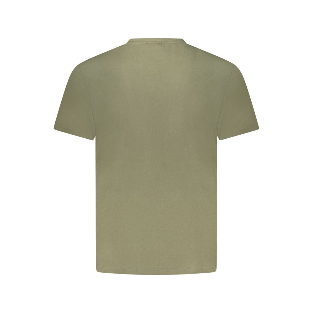 T-shirt Napapijri Verde en coton pour homme