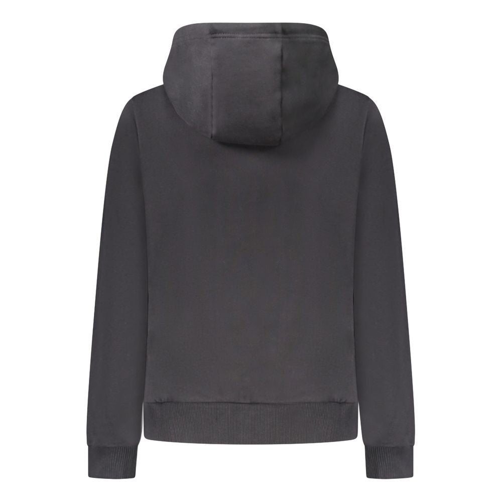 Sweat à capuche Napapijri pour femme en coton noir