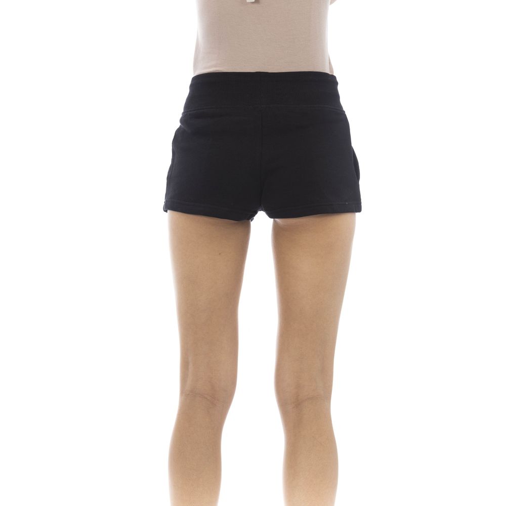 Short femme en coton noir Just Cavalli