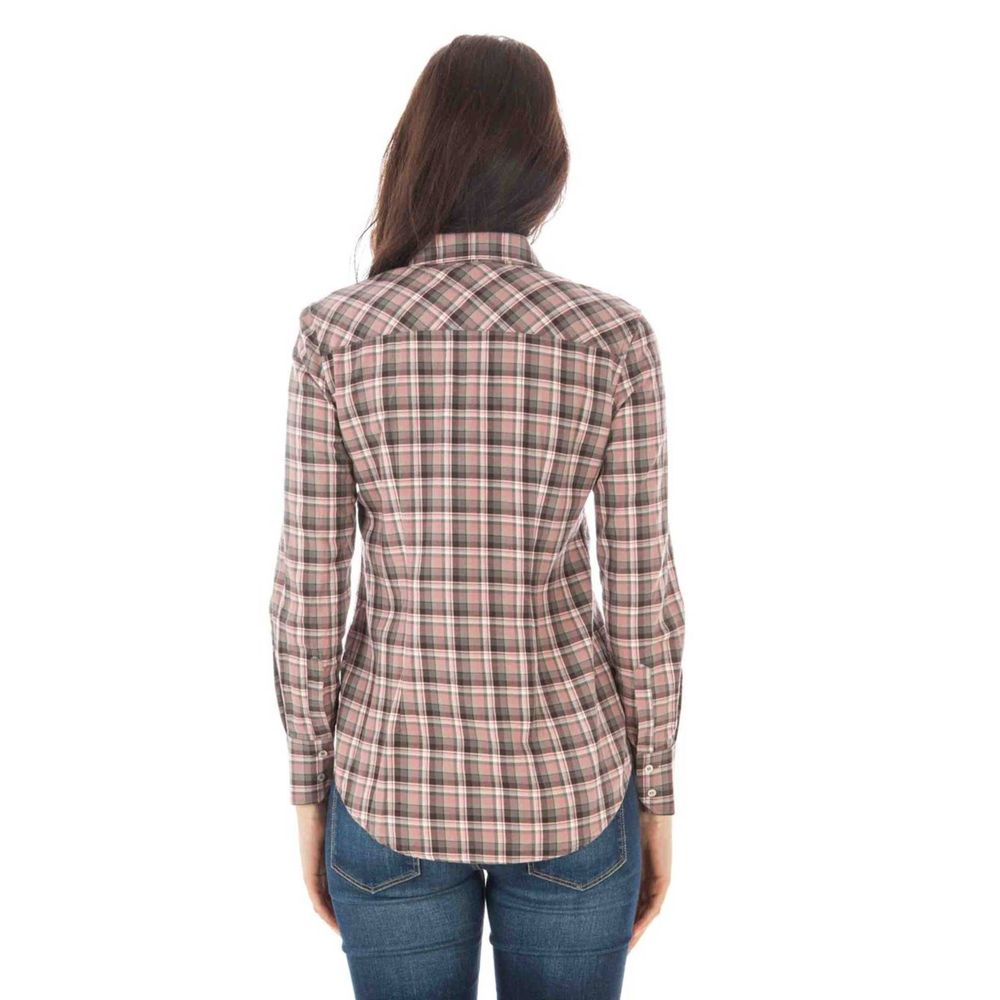 Chemise Fred Perry Rosa en coton pour femme