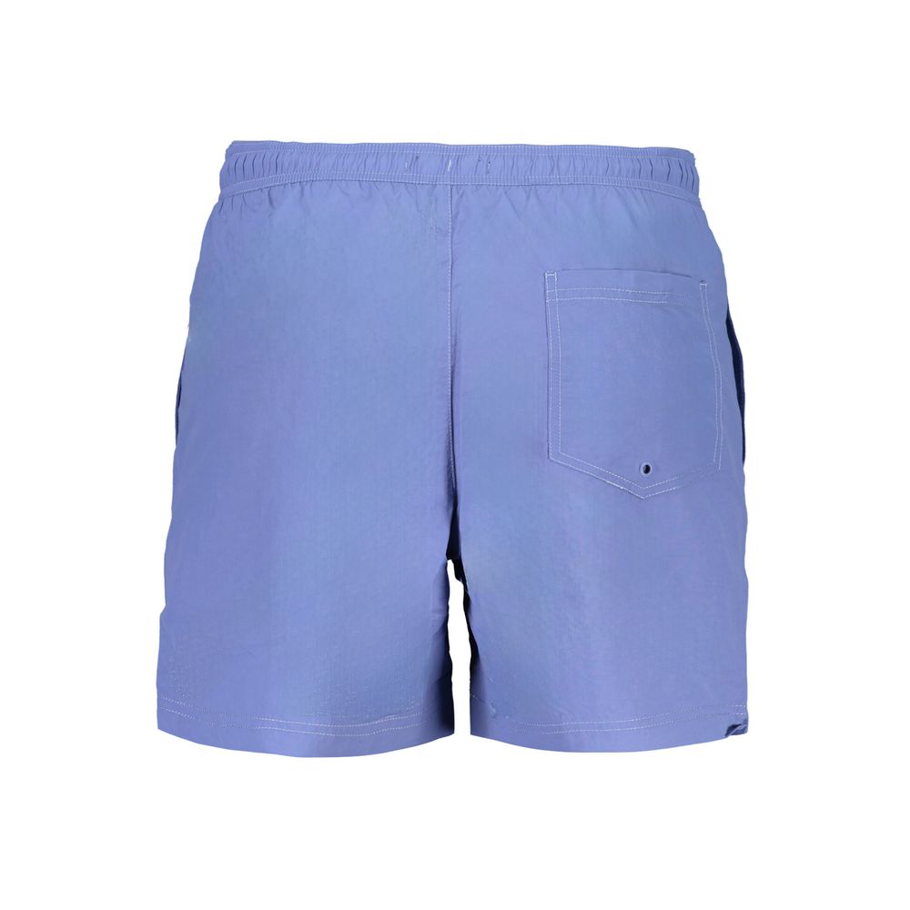 Slip de bain en nylon bleu Tommy Hilfiger