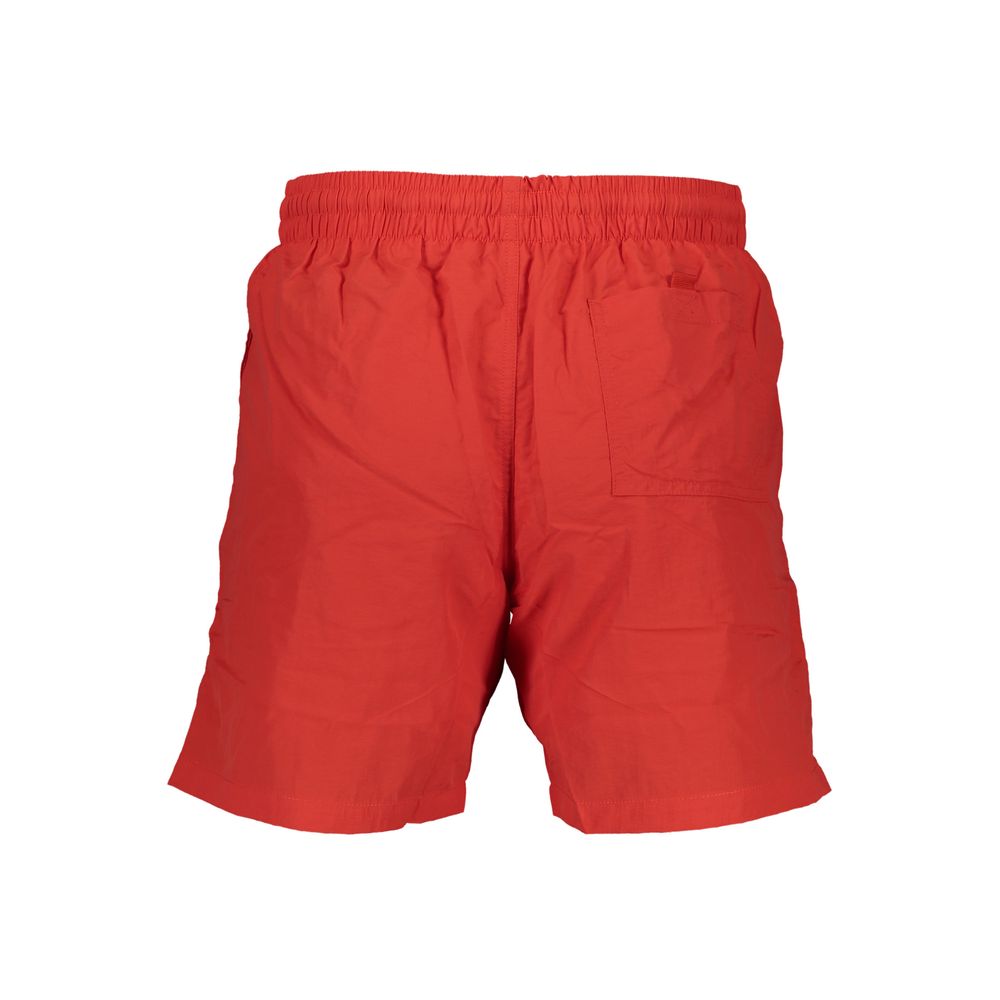 Norway 1963 Rosso Poliammide Boxer de Bain Homme