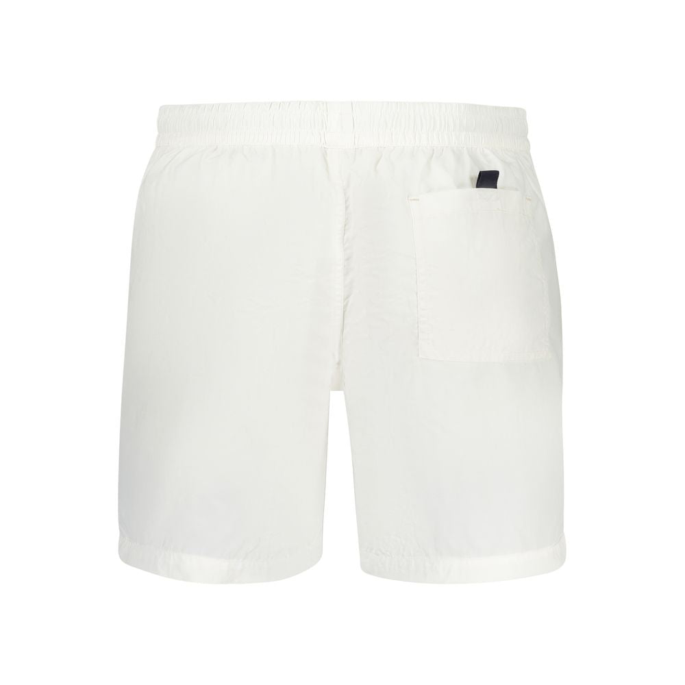 Boxer de bain homme en polyamide blanc Norvège 1963