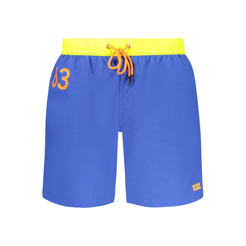 Norvège 1963 Bleu Polyamide Homme Boxer de Bain